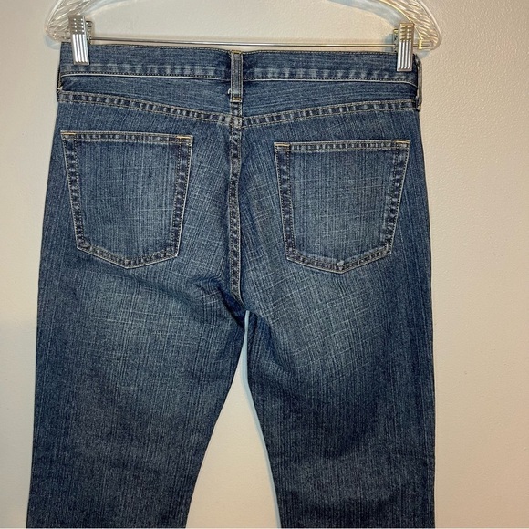 Y2K 90s J.Crew Womens 100% Cotton Low Rise Bootcut Denim Med Wash Sz 29 Boho - Picture 6 of 7